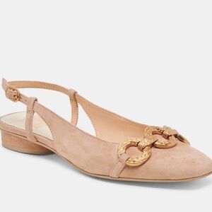 NEW Dolce Vita Romano Toffee Suede Flats 8.5